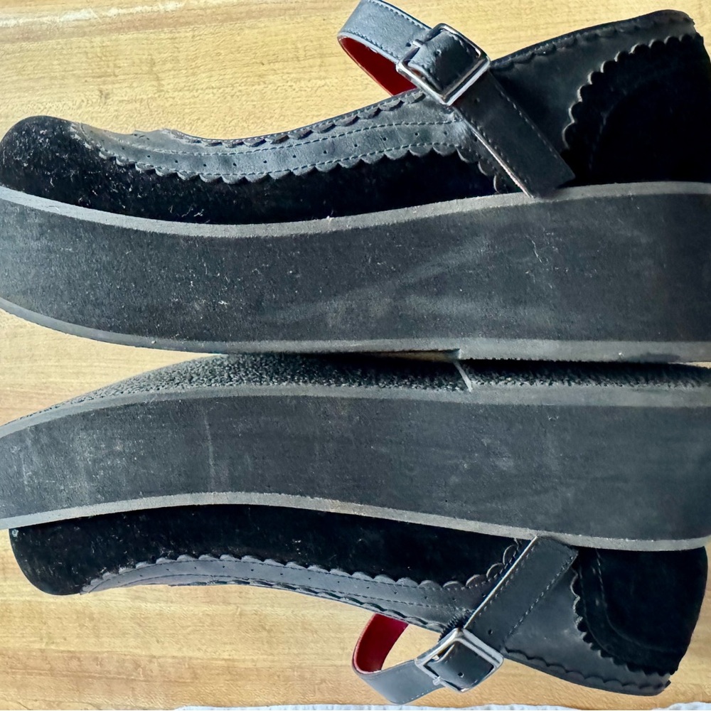 Demonia Women's Flatform Mary Jane Shoes - Picture 3 of 12